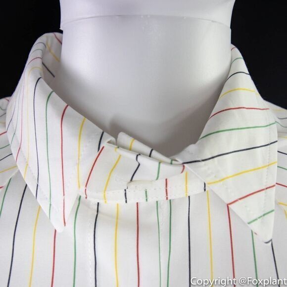 NWT Petersyn Bromley striped button down linen shirt - Picture 5 of 16